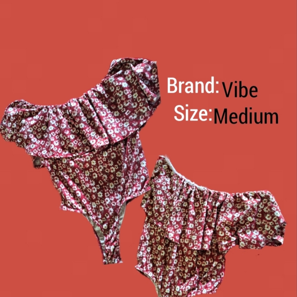 Cute floral bodysuit